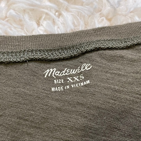 Madewell Olive Crewneck Pocket Tee - Picture 6 of 6